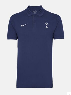 Tottenham Spurs Nike Mens Navy Dri-FIT Slim Polo